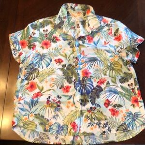 Limited Edition Disney X Tommy Bahama linen camp shirt